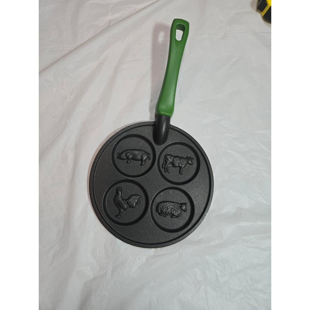 Vintage Nordic Ware Farm Animal Pancake Pan Pig Cow Rooster Sheep USA